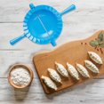 thumbnail image 5 of Empanada Maker Dumpling Mold, 4 Inch Ravioli Pierogi Press, 2 in 1 Dough Cutter Sealer, Plastic Calzone Pot Pie Maker, Kitchen Tool for Hand Pie Turnover Samosa Gyoza, A Chaotic Mold, 5 of 5