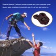 thumbnail image 2 of Xingzhi 8mm Diameter 20m Length Safety Climbing Rope Hooks Emergency Rope High Strength Survival Hiking Accessory Tools Black/10m, 2 of 6