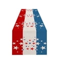 thumbnail image 2 of WHEANG Clearance Innovation Independence Day Decorative Table Runner Linen Durable Table Mat Border Exclusively for Strong Table Cloth, 2 of 3