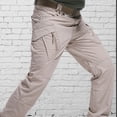 thumbnail image 4 of Pantalon Cargo de Travail Décontracté pour Hommes - Pantalon de Randonnée Léger pour Hommes - Pantalon Long à Jambe Droite pour Homme, Plein Air, Camping, Pêche, avec Multiples Poches, 4 of 6