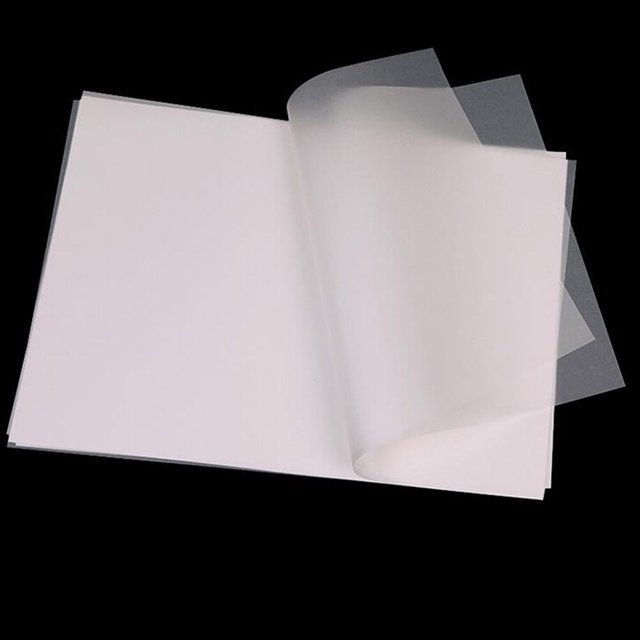 OULII 100 Pcs Papier à Calquer pour Impression Fine Art Papier Blanc pour Projets d'Art