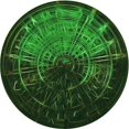 thumbnail image 1 of Ahgly Tapis Rond Lavable en Machine Intérieur Transitionnel Noir Nuit, 4 Pieds Rond, 1 of 7