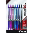 thumbnail image 1 of Pilot Precise V5 RT Retractable Rolling Ball Pens, Extra Fine Point 0.5mm, 7 Colors (26095), 1 of 5