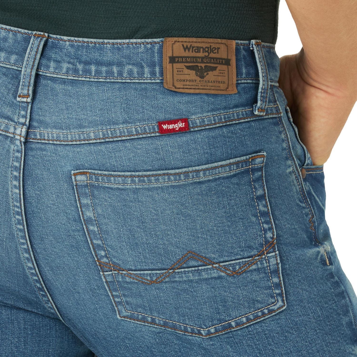 Wrangler Jean Droits et Étroits Pour Homme