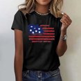 thumbnail image 1 of SMihono Hauts pour Femmes Été Décontracté Chic Femmes Décontracté Été Imprimé Manches Courtes Col Rond T-Shirt Ample Blouse Hauts T-Shirt Oversize pour Femmes 2023, 1 of 4