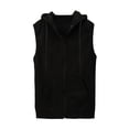 thumbnail image 1 of Qertyioot Mode Homme Gilet Sans Manches à Capuche Chemise, 1 of 9