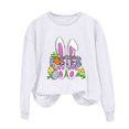 thumbnail image 2 of EGNMCR Easter T-Shirts Imprimés pour Femmes T-Shirts Graphiques pour Femmes T-Shirts pour Femmes T-Shirt à Col Rond pour Femmes Easter à Manches Longues Imprimé Chandails T-Shirts pour Femmes, 2 of 5