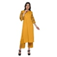 thumbnail image 2 of Moomaya Ensemble Kurta Palazzo Maxi pour Femmes Imprimé 2 Pcs Robe Tenue Tenue Ethnique, 2 of 5