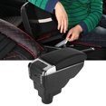 thumbnail image 3 of Central Storage Box Central Armrest with Cup Holder Ashtray Fit for Opel Corsa, 3 of 8
