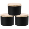 thumbnail image 1 of 3pcs Iron Candle Cans Candle Storage Cans Multi-purpose Candle Jars Home Supplies, 1 of 5