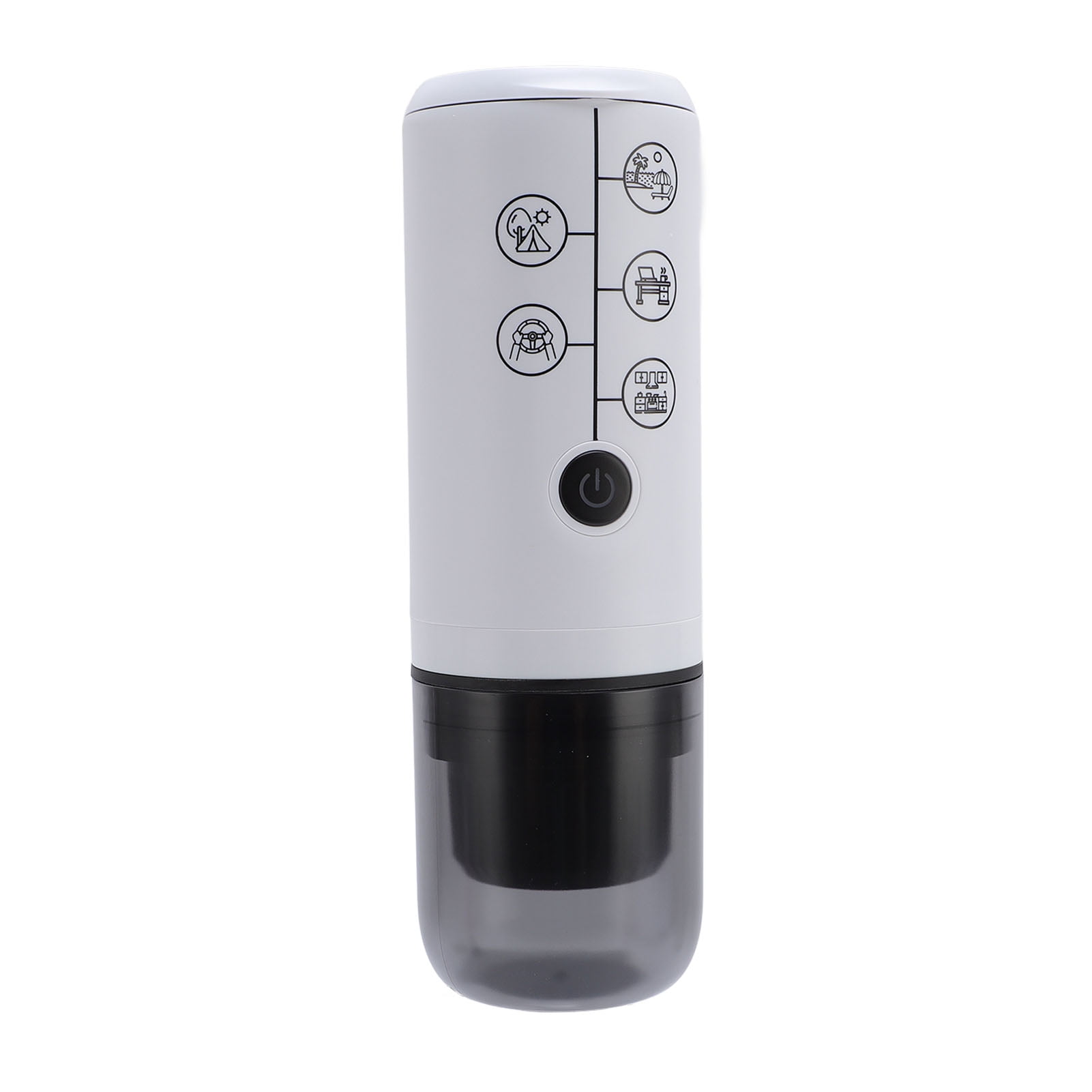 17Bar Cordless Design Pressure Coffee Maker with 2600mAh Battery for Travel, Camping, Portable Electric Coffee Machine, Simple and Efficient, Powder and Capsules Compartment