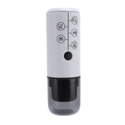 Portable Maker, 20 Bar Mini Travel Coffee Maker, Battery Powered Cordless Coffee Machine, One Key Control Capable of Making Ground Coffee or Capsules, with Polymer Li Battery