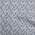 thumbnail image 1 of oneOone Polyester Spandex Gray Fabric Floral Craft Projects Decor Fabric Printed By The Yard 56 Inch Wide, 1 of 4