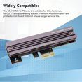 thumbnail image 3 of M.2 NVMe SSD à l'Adaptateur de PCIe, 750MB/S NVMe SSD à la Carte de PCIe avec des Vis pour 2230 2242 SSD, 3 of 8