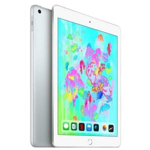 Restored Apple iPad 6th Gen 32GB Wifi + Cellular Unlocked, 9.7in - Silver (Refurbished)