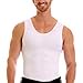 thumbnail image 2 of Insta Slim Mens Slimming Compression Muscle Tank Top Body Shaper Abdomen Control Undershirt (White-5XL), 2 of 4