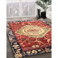 thumbnail image 2 of Ahgly Company Indoor Rectangle Abstract Fire Brick Red Persian Area Rugs, 3' x 5', 2 of 6