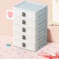 thumbnail image 2 of Qocolhg Deals of The Day! Desktop Storage Box Drawer Style Storage Box Student Multifunctional Cosmetics Jewelry Box Stationery Organizing Box Storage Rack, Christmas Birthday Gifts, 2 of 6