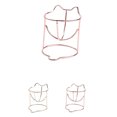 thumbnail image 2 of Cat Shape Metal Empty Makeup Sponge Bracket Makeup Sponge Bracket Cat Cosmetic Puff Display Stand Beauty Holder, 2 of 9