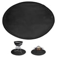 thumbnail image 4 of Circular Fire Mat with Aluminium Heat Insulation Layer, High Temperature Resistant Stove Grill Protector for Firepit Bonfire Burner Outdoor Camping Safety, 4 of 9