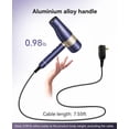 thumbnail image 2 of CONFU Ionic Hair Dryer with Diffuser & Nozzle, K10 (Purple), 2 of 9