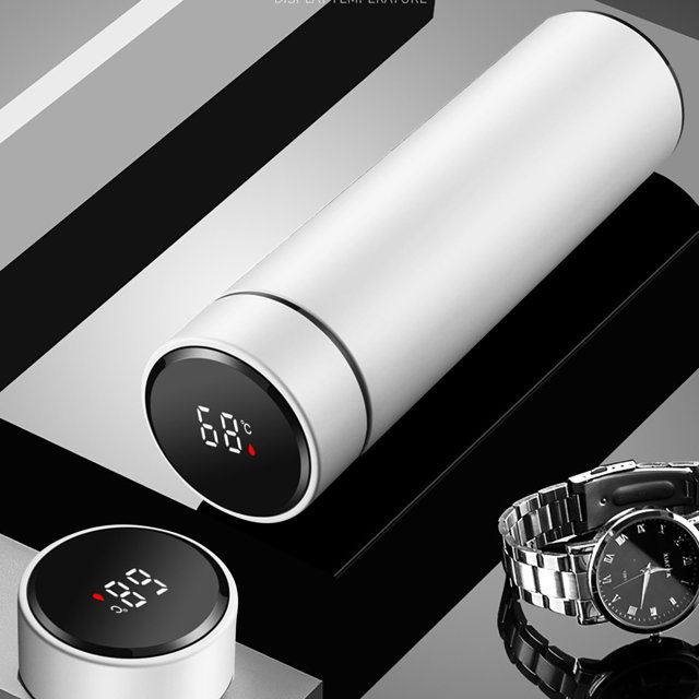 Value for Money,Intelligent Insulated Cup with Temperature Display, 304 Stainless Steel Insulated Water Cup for Men, Digital Display Insulated Tea Cup, Temperature Control Mug, $BS$3