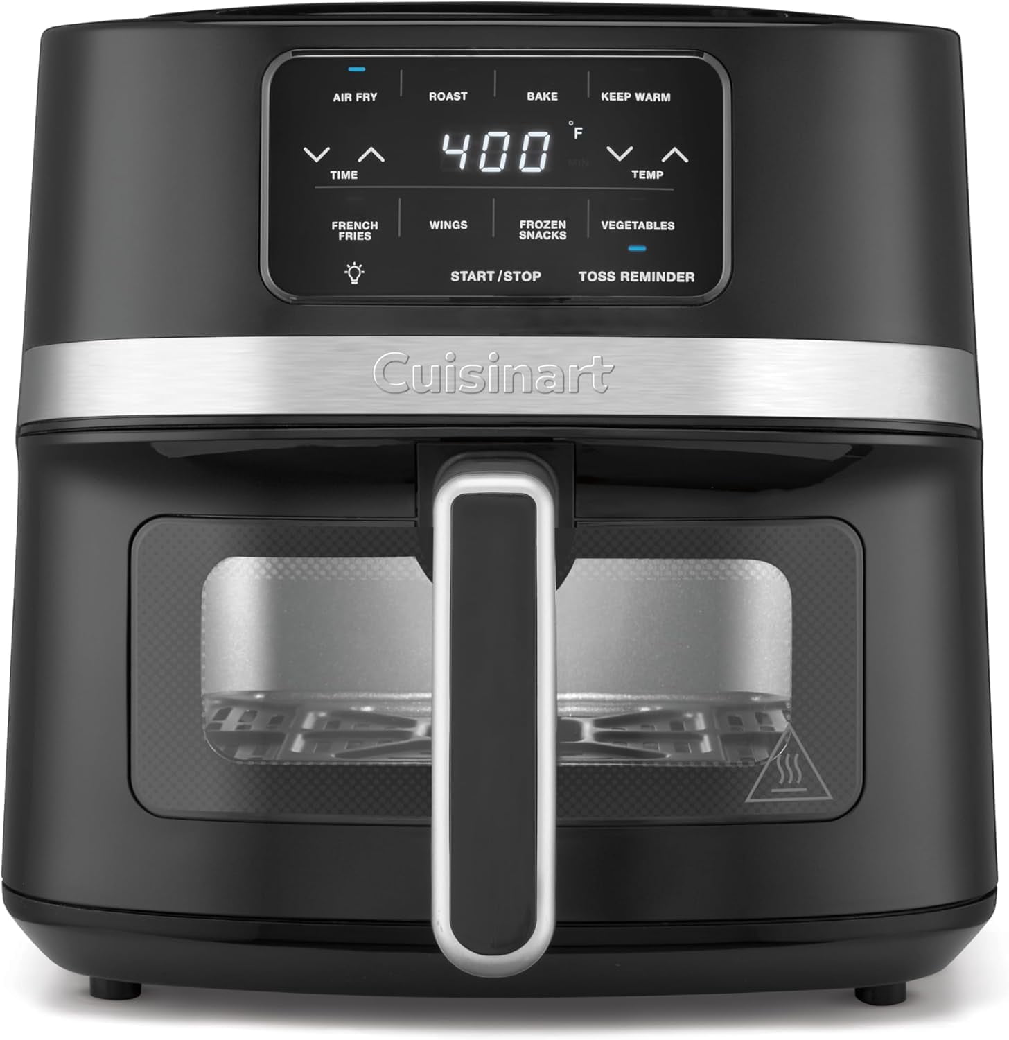 Cuisinart 4.5-Qt Basket Air Fryer, Interior light, Dishwasher-Safe Parts, 4 Presets, Roast, Bake, Broil, Air Fry & Keep Warm for Quick & Easy Meals