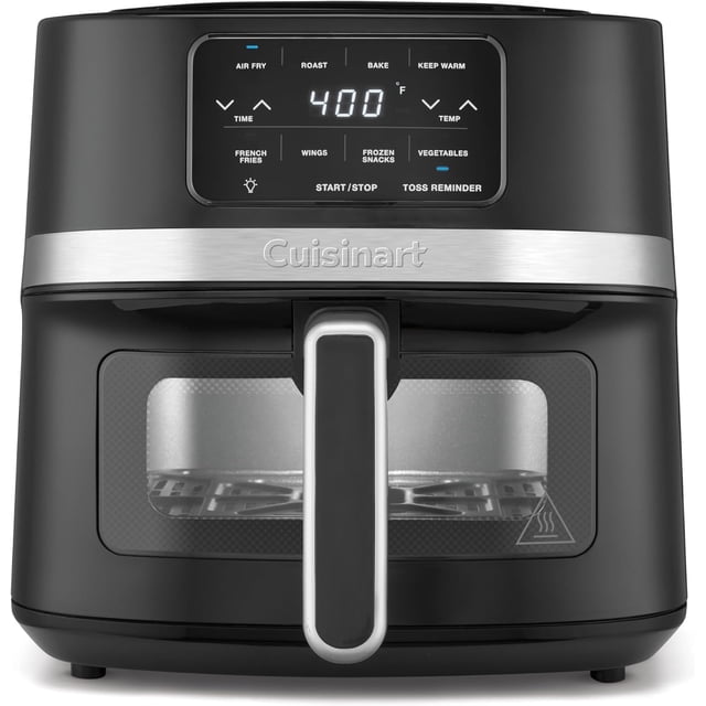 Cuisinart 4.5-Qt Basket Air Fryer, Interior light, Dishwasher-Safe Parts, 4 Presets, Roast, Bake, Broil, Air Fry & Keep Warm for Quick & Easy Meals