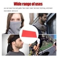 thumbnail image 2 of Cagoule Sans Couture Bandanas Anti-Poussière Coupe-Vent Couleur Unie Écharpes Protection Unisexe pour Cyclisme Randonnée Escalade Rouge, 2 of 6