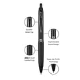 thumbnail image 4 of uniball™ 207 Plus+ Retractable Gel Pens, Medium Point (0.7mm), Black, 3 Pack, 4 of 7
