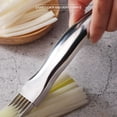 thumbnail image 3 of TIMIFIS Stainless Steel Cutter Stainless Steel Chopped Green Kitchen Tool Cutlery Vegetable Cutter Scallion Cutter Shred Kitchen Gadgets, 3 of 7