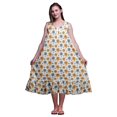 thumbnail image 1 of Bimba White34 Floral Primula Rayé Imprimé Coton Chemises de Nuit pour Femmes Robe Sans Manches Tenue de Nuit Robe Maxi Petit, 1 of 6