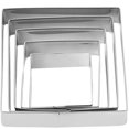 thumbnail image 1 of 5Pcs Metal Biscuit Molds Square Cookie Cutters Restaurant Cookie Cutter Square Biscuit Cutters, 1 of 6