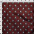 thumbnail image 3 of oneOone Polyester Lycra Fabric Leaves & Floral Block Print Fabric BTY 56 Inch Wide, 3 of 4
