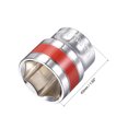 thumbnail image 2 of Unique Bargains 2 Pcs 1/2-Inch Drive by 30mm Shallow Socket w Red Band, Cr-V, 6-Point, Metric, 2 of 4