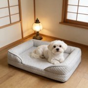 Ice Silk Dog Bed – Cooling Pet Mat for Dogs and Cats, Breathable, Tear-Proof, Soft & Supportive Sleeping Pad for Summer Heat Relief