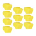 thumbnail image 3 of Milaget 10 Pieces Alto Silicone Pads Accessory for Trombone Flat Key Euphonium 4mm Yellow, 3 of 9