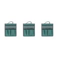 thumbnail image 4 of fastboy Black Work Portable Storage Bags With Ample Storage Space Lightweight And Portable Stool Pouch Dark green 3Set, 4 of 6