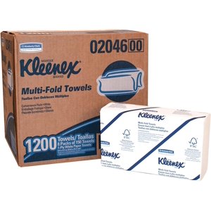 Kleenex KCC02046 Paper Towel - 1200 Sheets (8 boxes of 150 sheets per box)