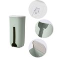 thumbnail image 4 of Oleegame 1PC Blue Juice Garbage Bag Storage Box Seamless Wall Mounted Plastic Garbage Bag Storage Box Kitchen Sundries Plastic Bag Organizer Box, 4 of 9