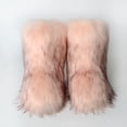 thumbnail image 4 of LSLJS Bottes d'Hiver pour Femmes en Fausse Fourrure Bout Rond Chaudes Duveteuses Peluche Bottes de Neige Imitation Plus Cachemire Chaussures de Neige, 4 of 7