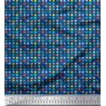 thumbnail image 1 of Soimoi Poly Georgette Fabric Abstract Dots Shirting Print Fabric by Yard 52 Inch Wide, 1 of 3