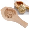 thumbnail image 4 of Mooncake Tray, Cyclic Utilization MoonCake , DIY  Fondant Wood Kitchen Decoration Tools For Cake,Biscuits,Chocolate ,Candies,Muffins Peach, 4 of 8