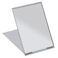 thumbnail image 1 of MasteelfCA Miroir de Maquillage Pliant Portable FRCOLOR 11.5*8cm, Miroir de Maquillage à un Seul Côté pour Voyage et Rasage (Argent), 1 of 8