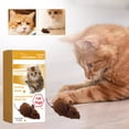 thumbnail image 1 of Meitianfacai Interactive Mouse Cat Toys Automatic Moving Mice Toy for Indoor Cats Exercise Electric Real Mouse Sound Kitty Toy with Magic Tail Battery Support(Brown), 1 of 9