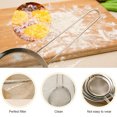 thumbnail image 4 of Fine Mesh Strainer for Kitchen Fine Mesh Stainless Steel Tea Colander Long Handle Food Sifter Flour Sieve Baking Tool, 7cm, 4 of 8