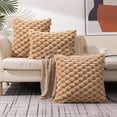 thumbnail image 4 of Bdday Fall Pillow Covers Weaving Snowflake Velvet Solid Color Pillow Office Sofa Lumbar Support Pillow Bedside Support Pillowcase Cushion Summer Pillow Covers, 4 of 7
