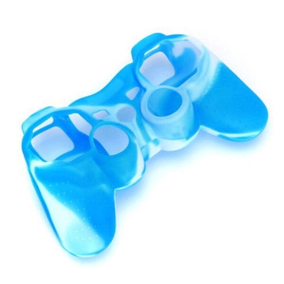 COSMOBETTY Durable Silicone Protective Skin Case Cover for PlayStation PS2 PS3 Controller Blue