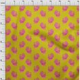 thumbnail image 3 of oneOone Polyester Lycra Fabric Peacock Block Print Fabric By The Yard 56 Inch Wide, 3 of 4