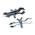 thumbnail image 2 of DYNWAVECA Pince pour Parasol d'Extérieur Réglable avec Bouton de Serrage, Pince de Montage Robuste pour Parasol pour Camping, Pique-Nique, Chariot, Chaises, Jardin Type A, 2 of 10
